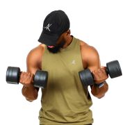 Matthew Muscle Top In Jungle Green