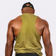 Matthew Muscle Top In Jungle Green